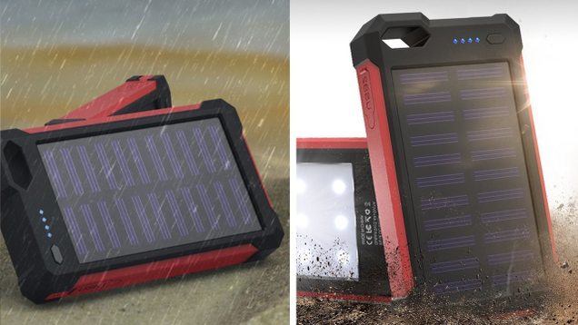 iClever 10,000mAh Solar Battery Pack, $15 with code GGGGDDDD